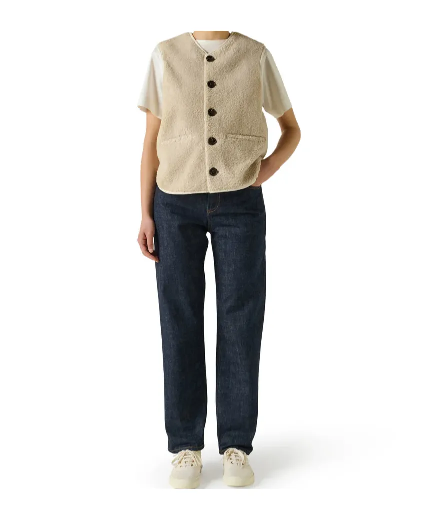 Fusil Buttoned Fleece Waistcoat
