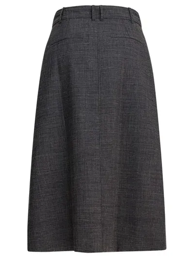 Varna Pleated Midi Skirt