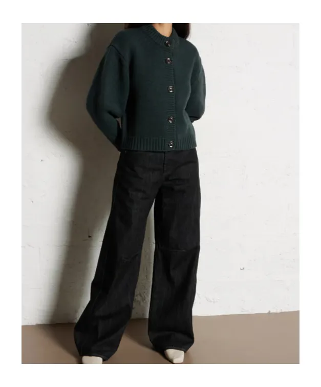 Leonard Button-Front Merino-Wool Cardigan