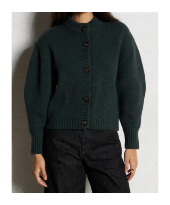 Leonard Button-Front Merino-Wool Cardigan