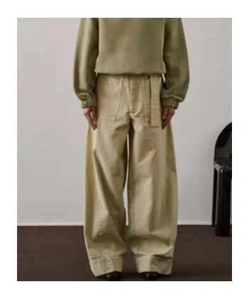 Wide-Leg Casual Pants