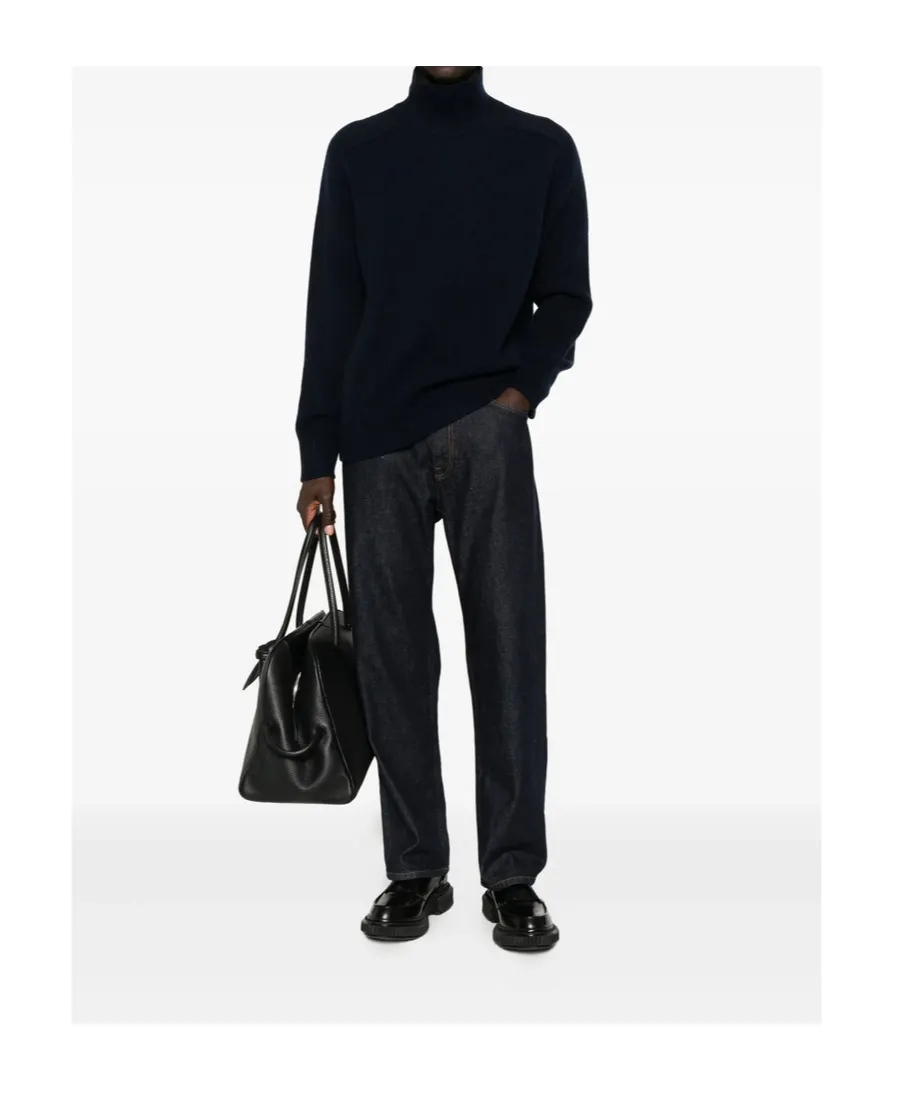 Roll-Neck Cashmere Sweater
