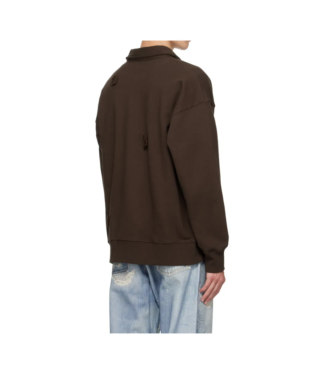 Lapel Sweatshirt