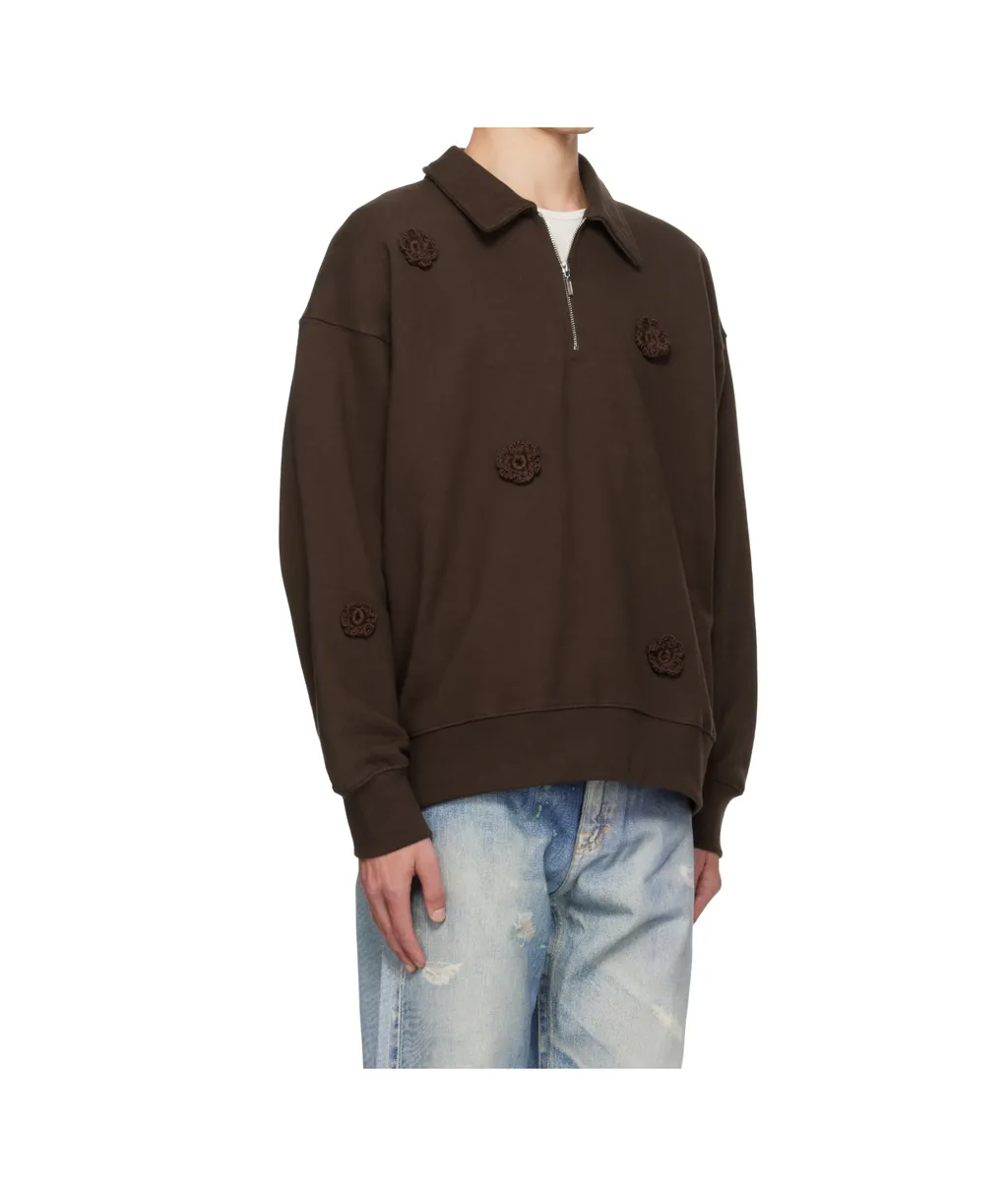 Lapel Sweatshirt