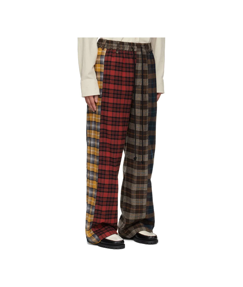 Check Flannel Track Pants