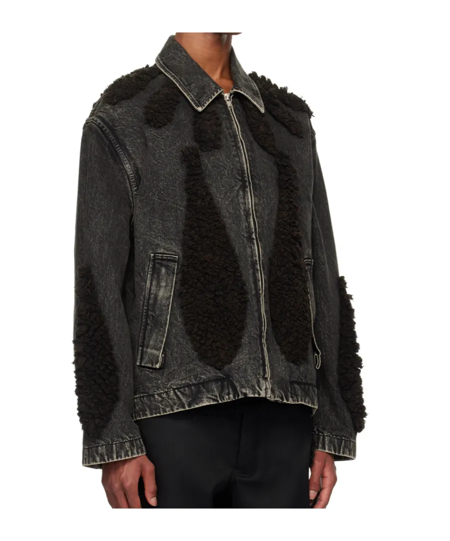 Zip-Up Denim Jacket