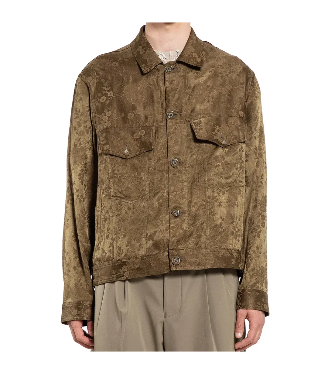 Floral Jacquard Jacket