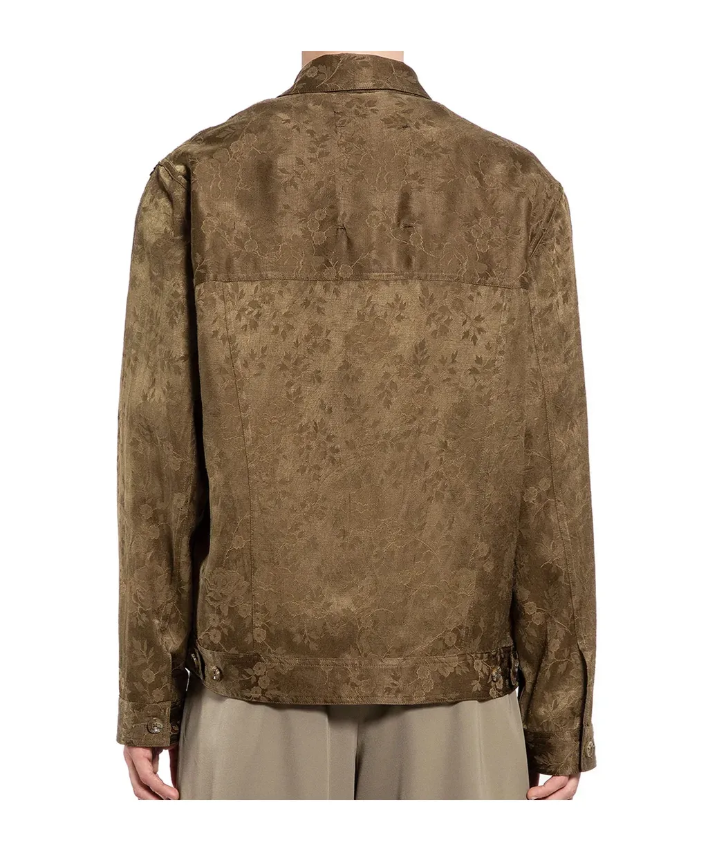 Floral Jacquard Jacket