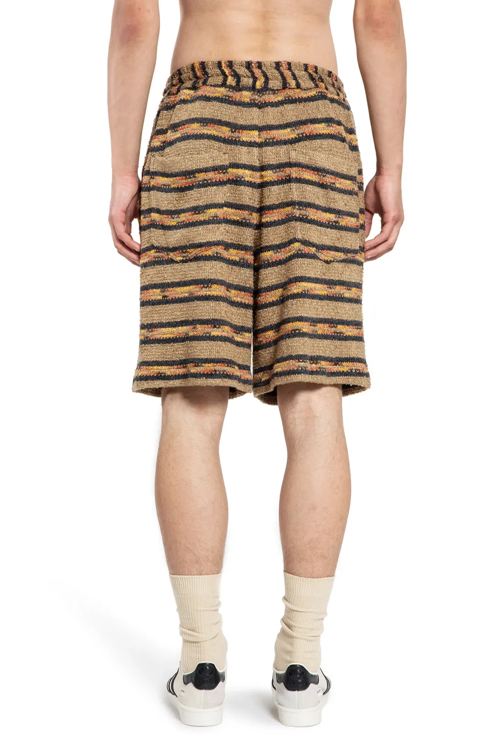 Striped Knitted Shorts