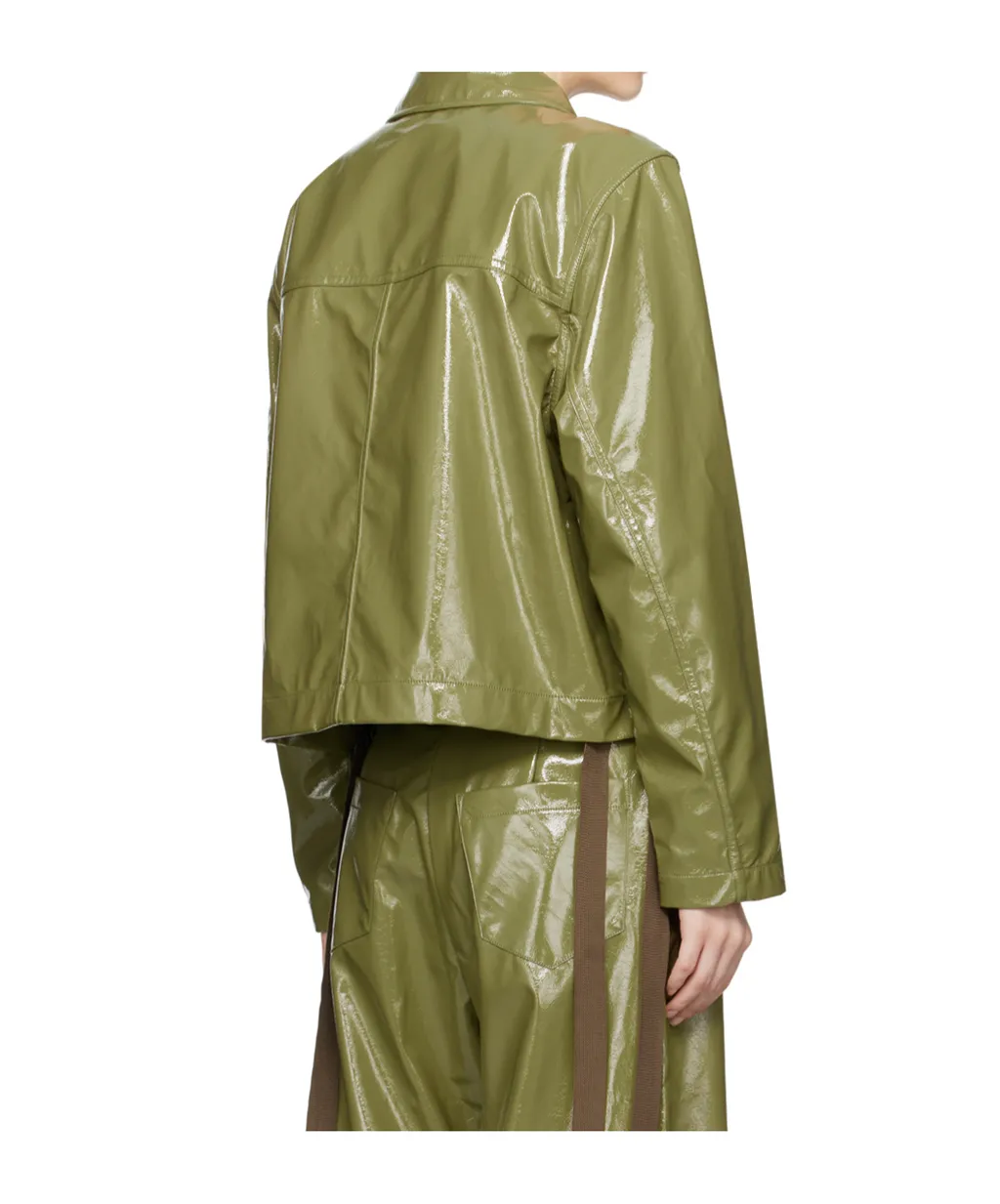 Cropped Glossy Jacket