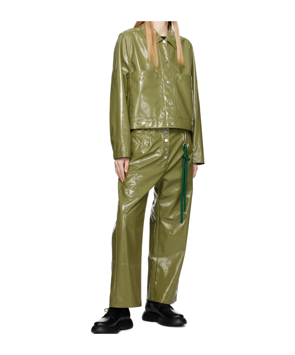 Cropped Glossy Jacket