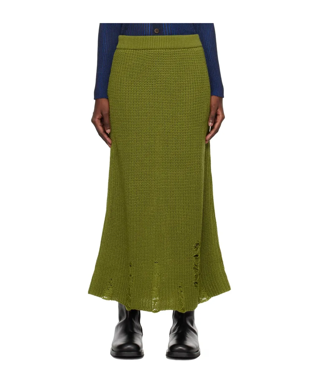 Ribbed Knit Skirt