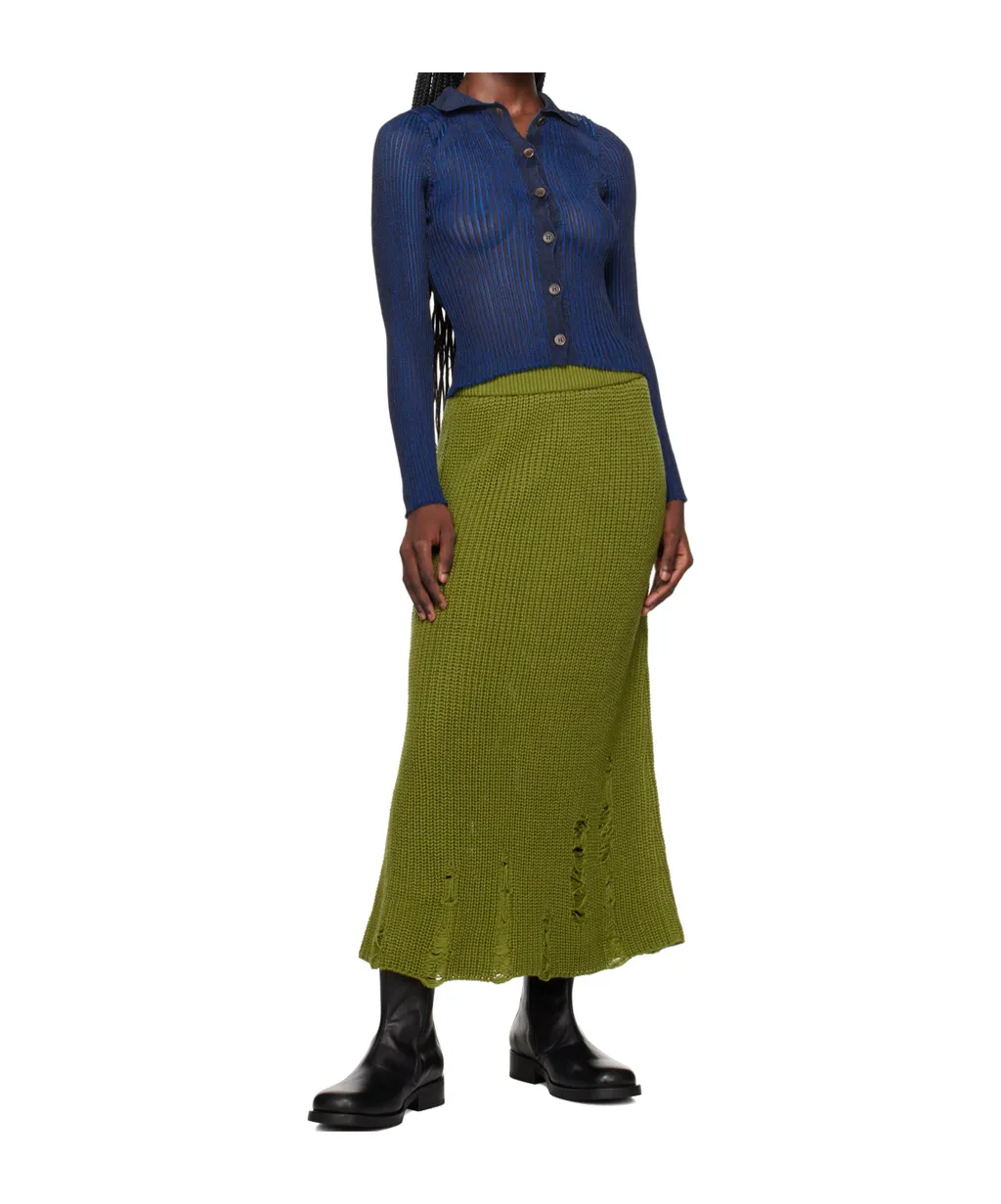 Ribbed Knit Skirt