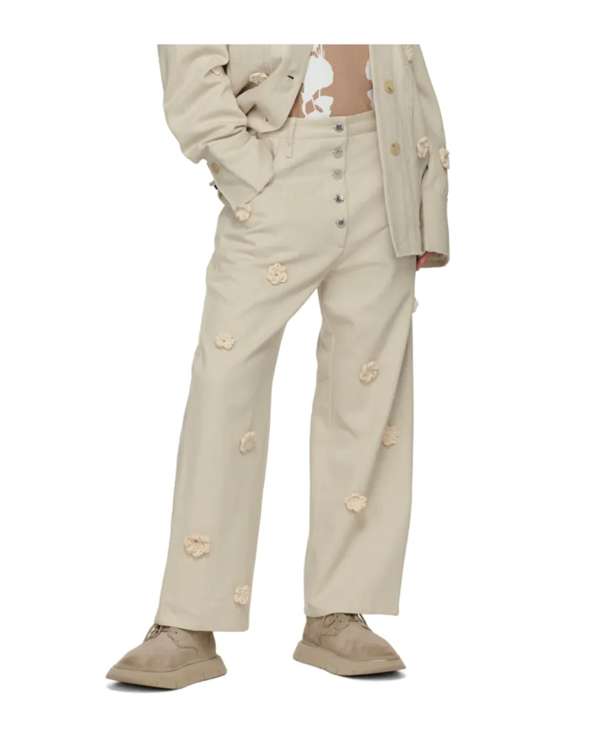 Straight-Leg Casual Pants