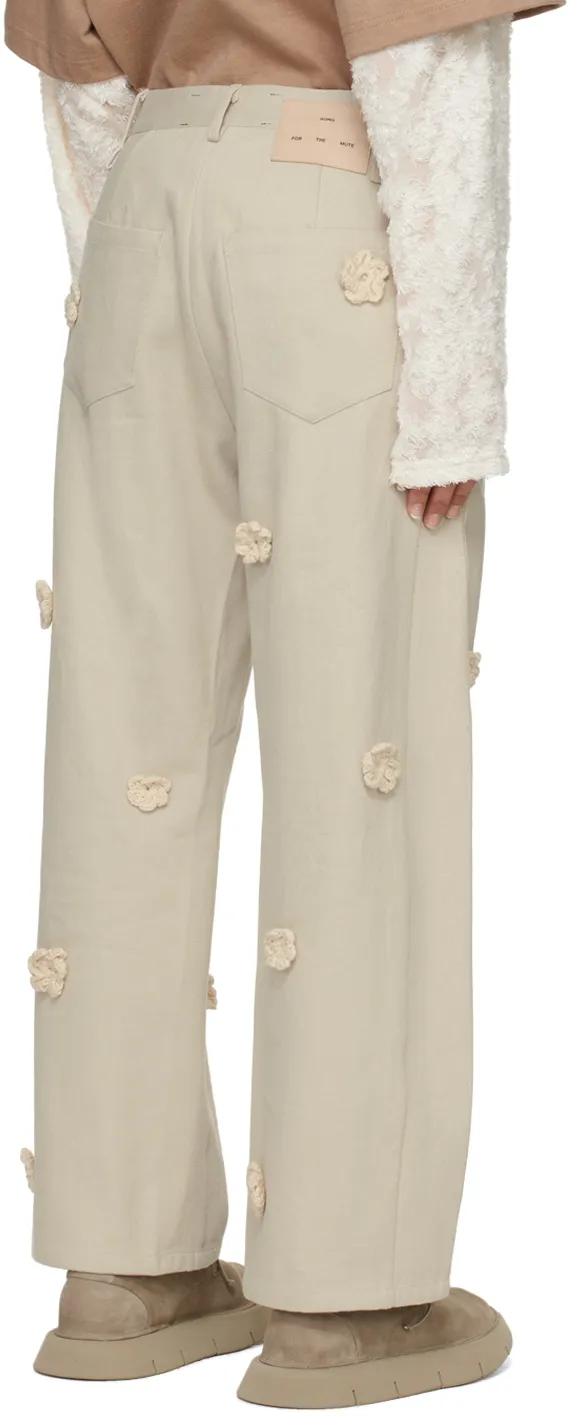 Straight-Leg Casual Pants