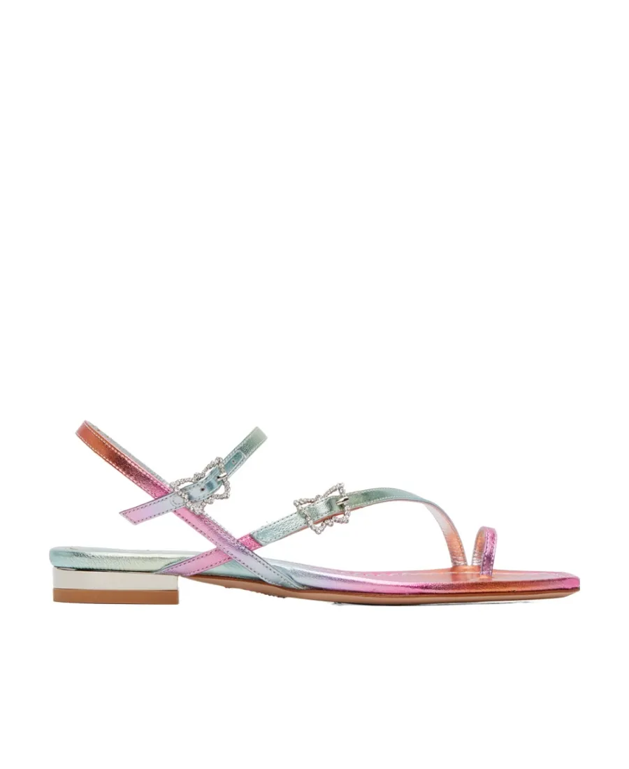 Butterfly Pattern Flat-Soled Sandals