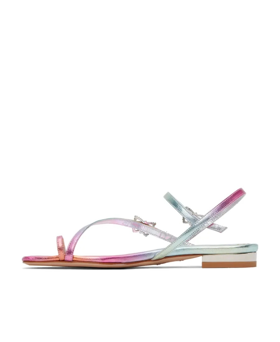 Butterfly Pattern Flat-Soled Sandals