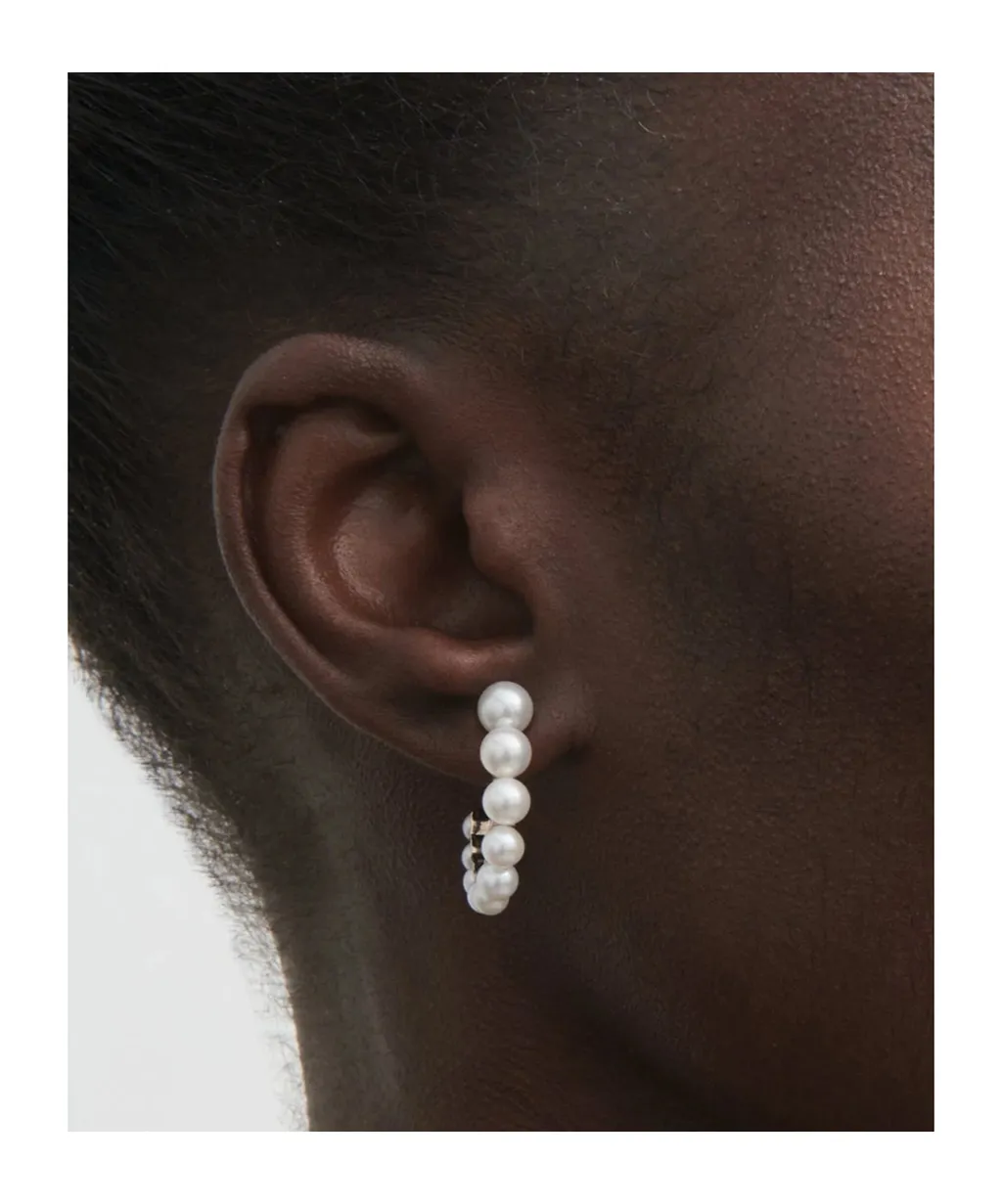 Petit Boucle De Perle Earring