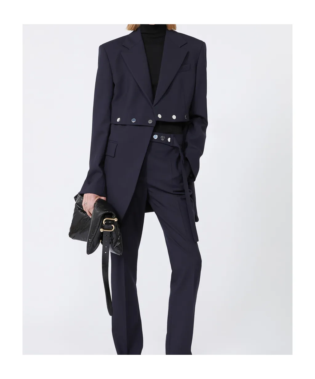 Lapel Long-Sleeved Suit Jacket