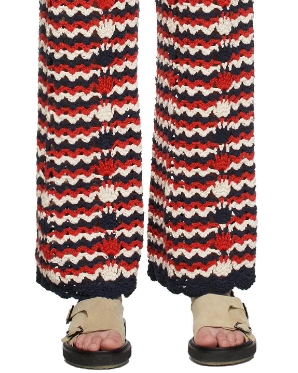 Striped Crochet Pants