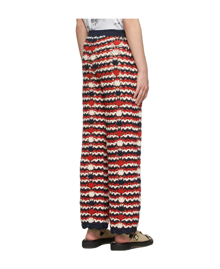 Striped Crochet Pants