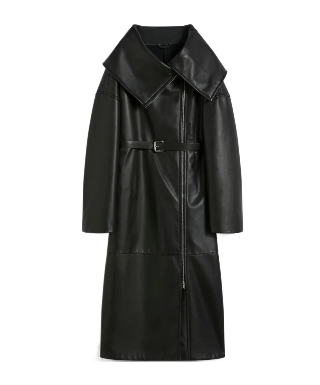 Long Leather Coat