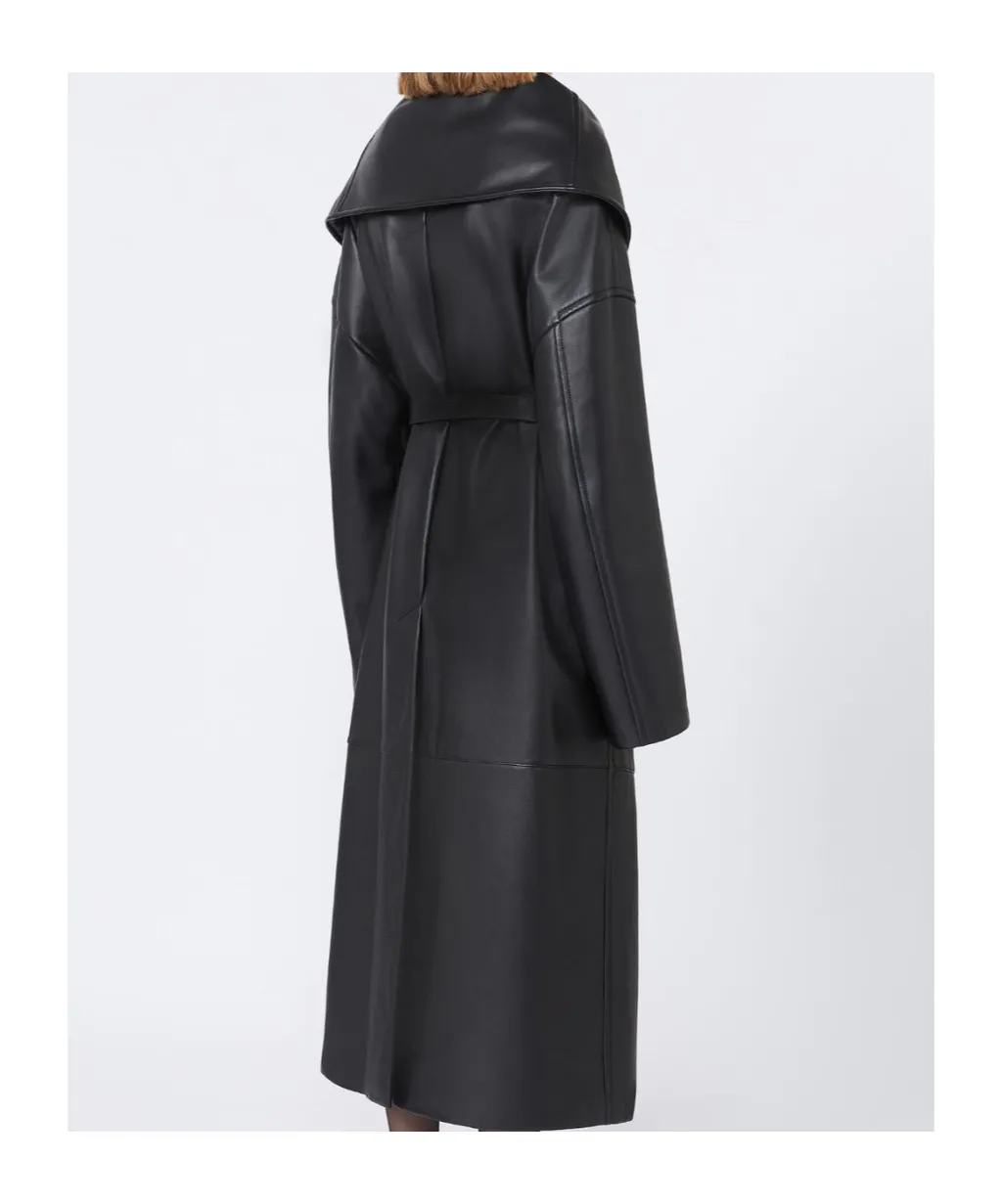 Long Leather Coat
