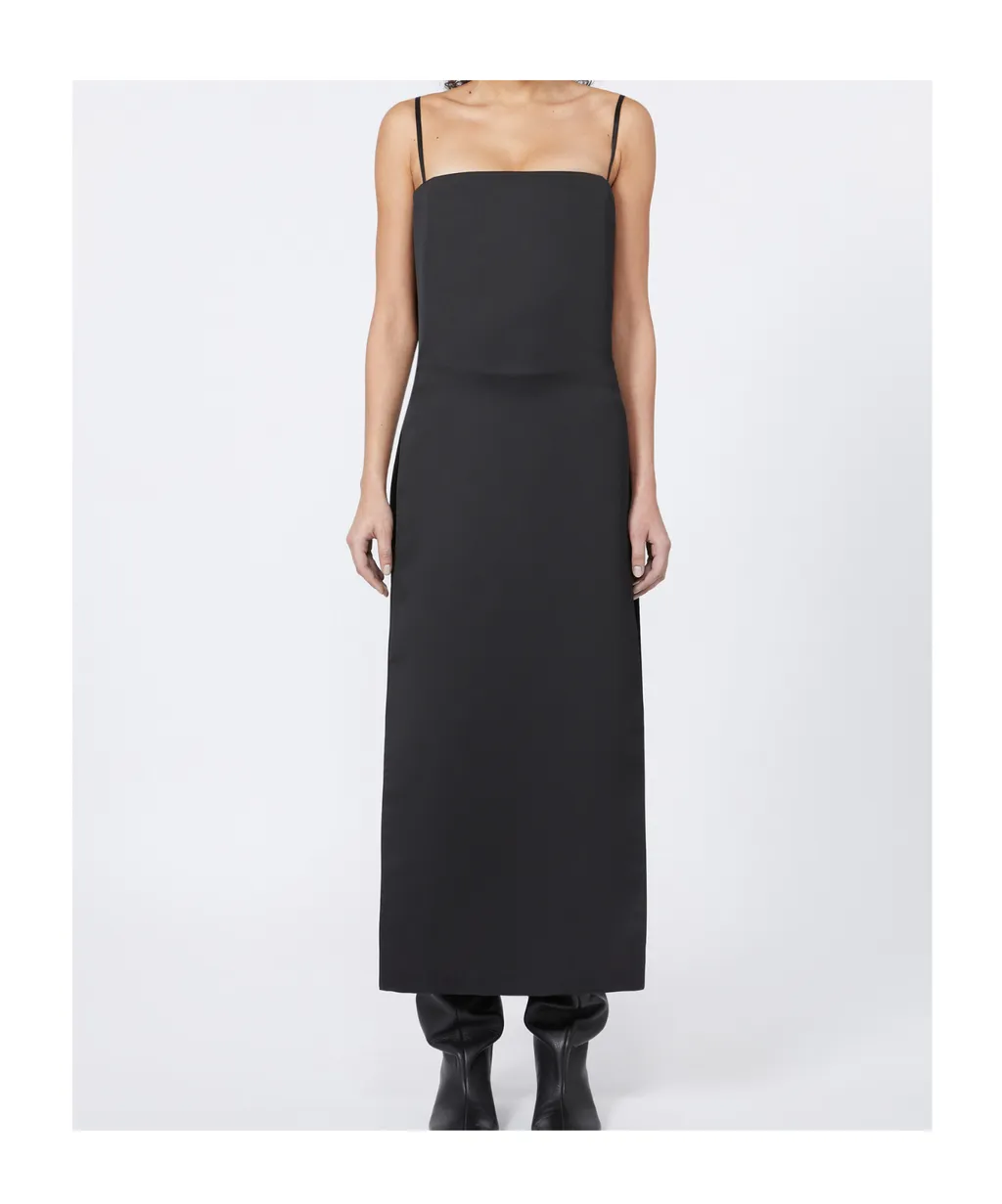 Long Dress With Thin Shoulder Straps