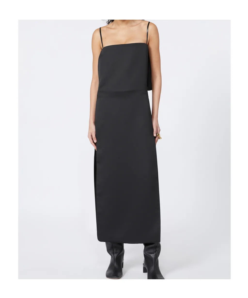 Long Dress With Thin Shoulder Straps
