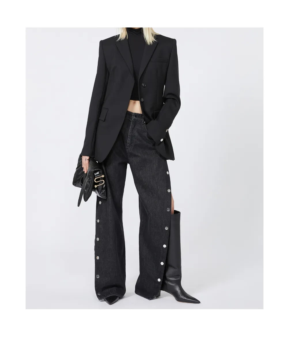 Ranghi Single-Breasted Long-Sleeved Jacket