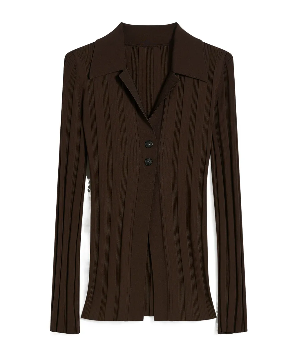 Shiny Viscose Cardigan