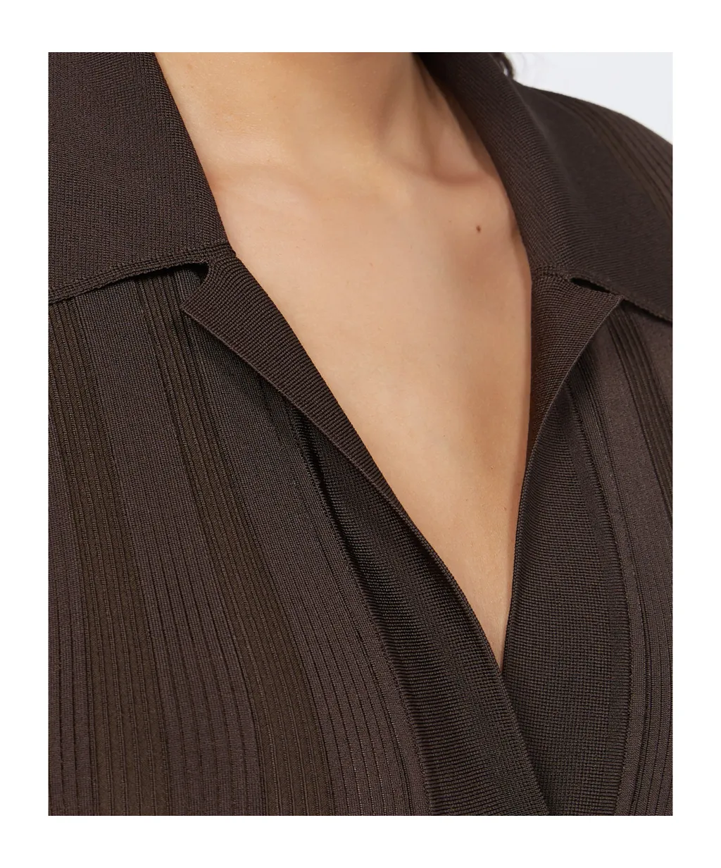 Shiny Viscose Cardigan