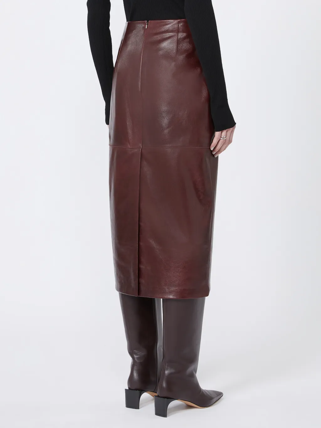 Back Slit Skirt