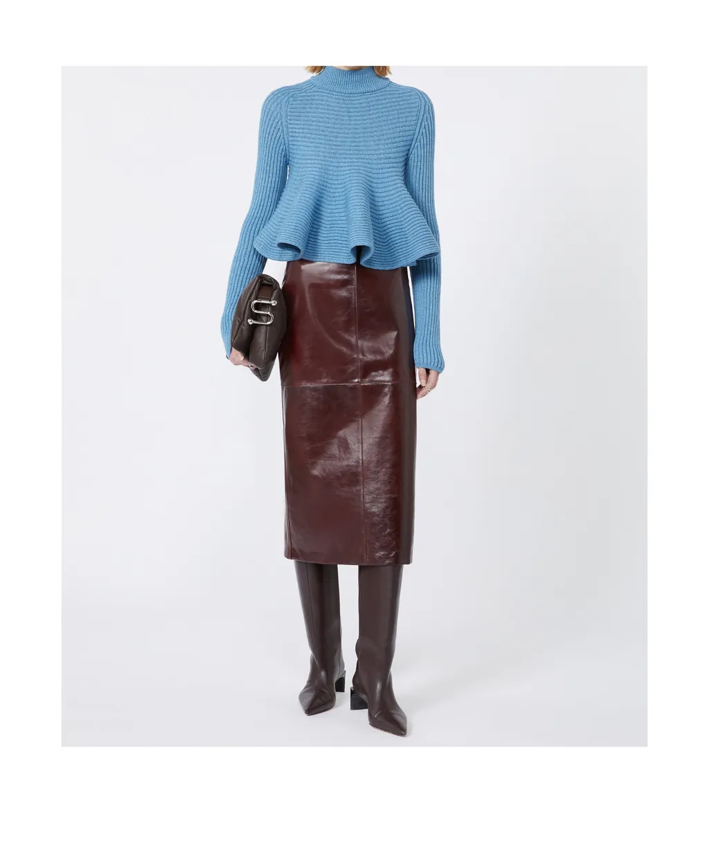Back Slit Skirt