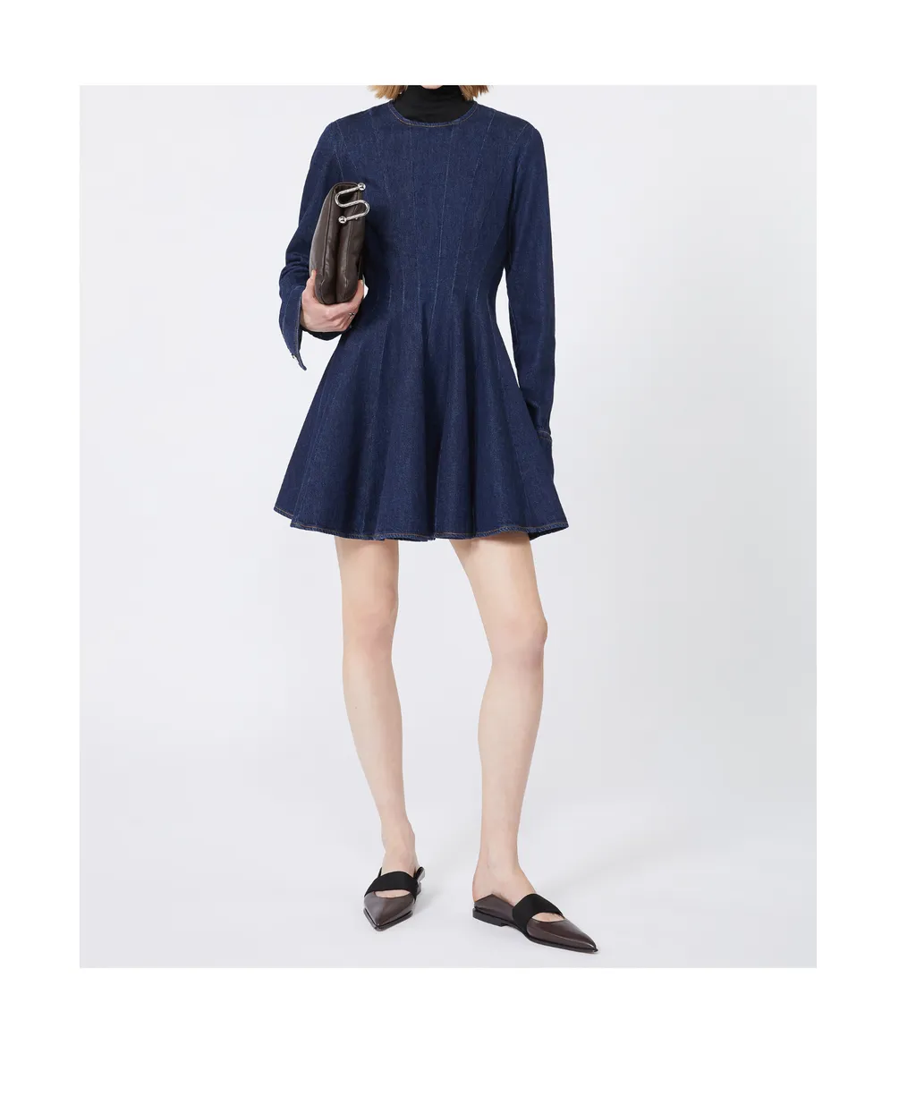 Aereo Mini Denim Dress