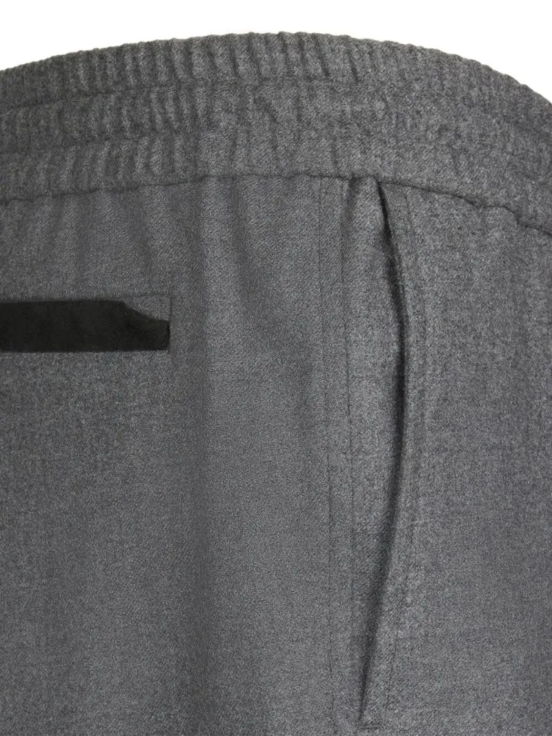 Drawstring Wool Pants