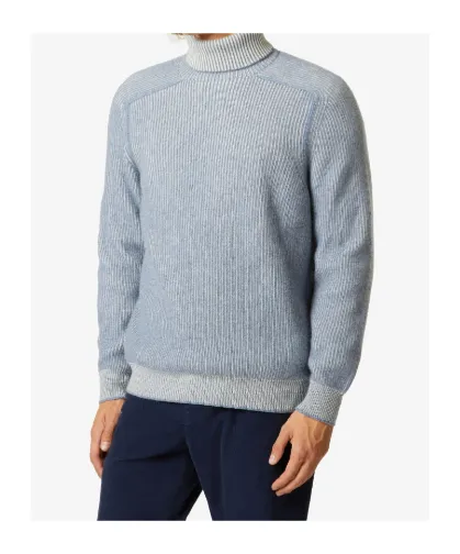 Roll Neck Ribbed Cashmere Jumper