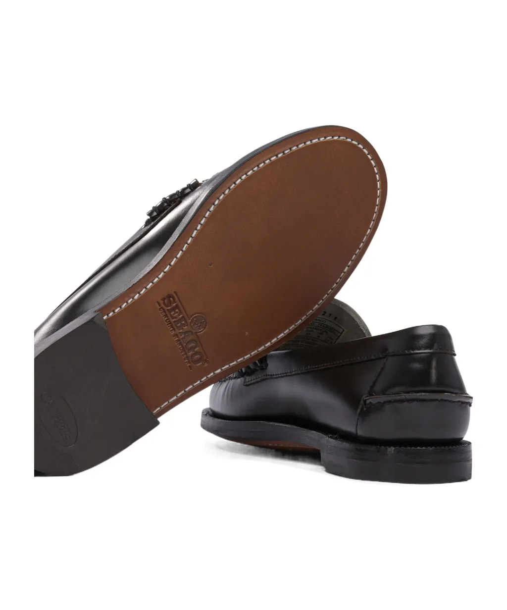Two-Tone Leather Loafers