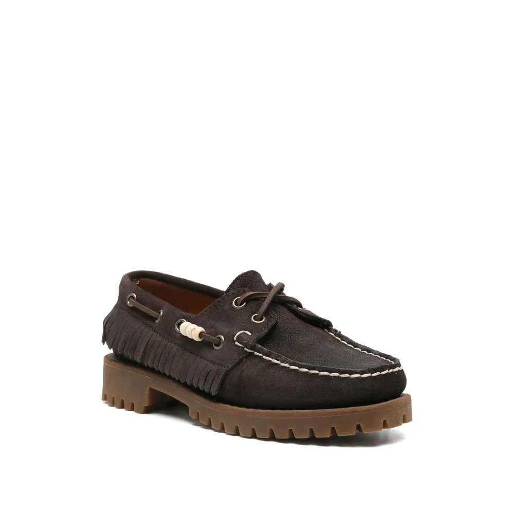 Round-Toe Flat Shoes With Tassel Detail