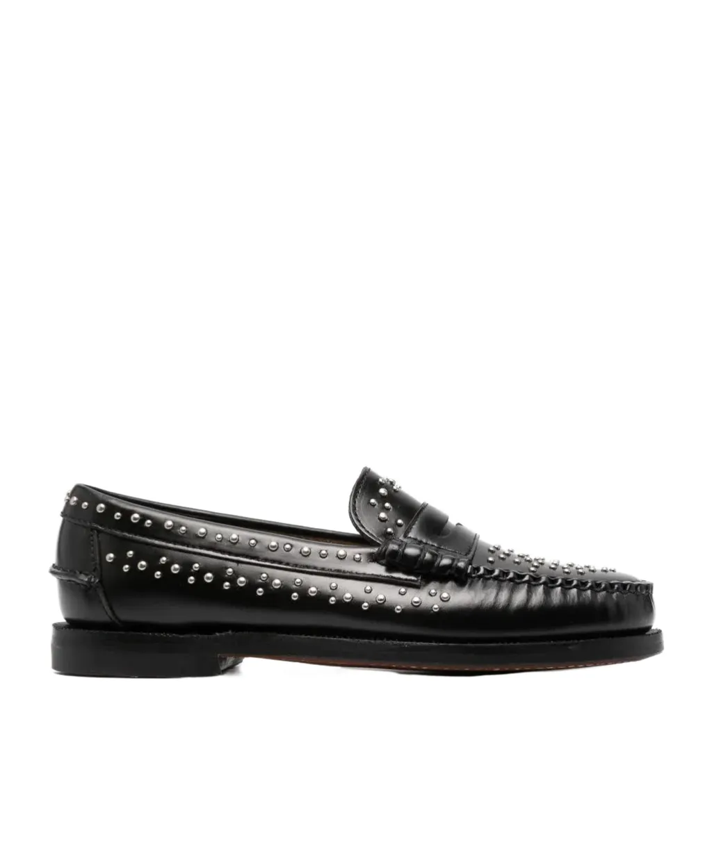 Dan Stud-Embellished Slip-On Loafers