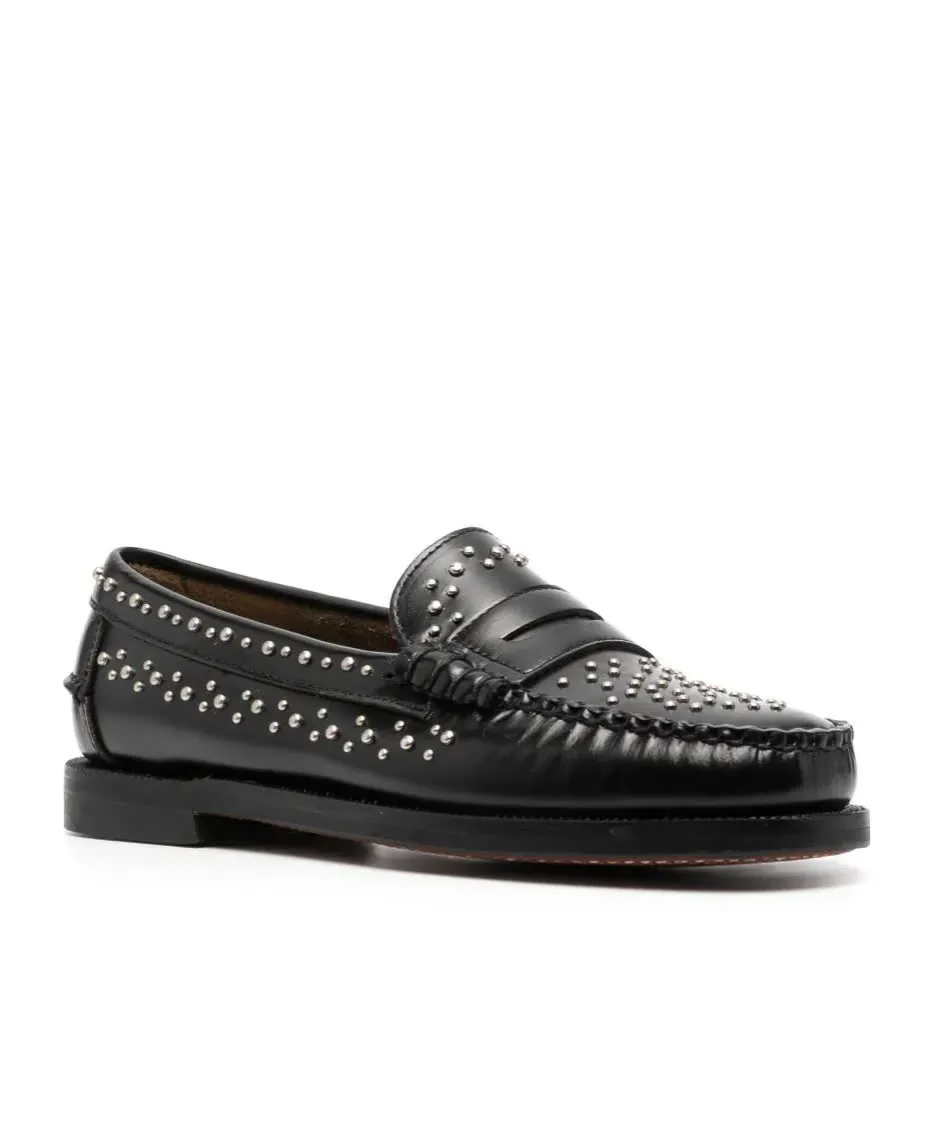 Dan Stud-Embellished Slip-On Loafers