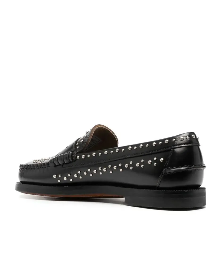 Dan Stud-Embellished Slip-On Loafers