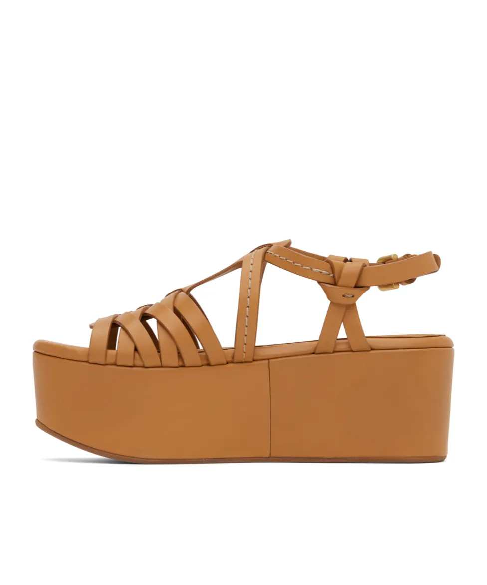 Sierra Cross-Strap High-Heeled Sandals