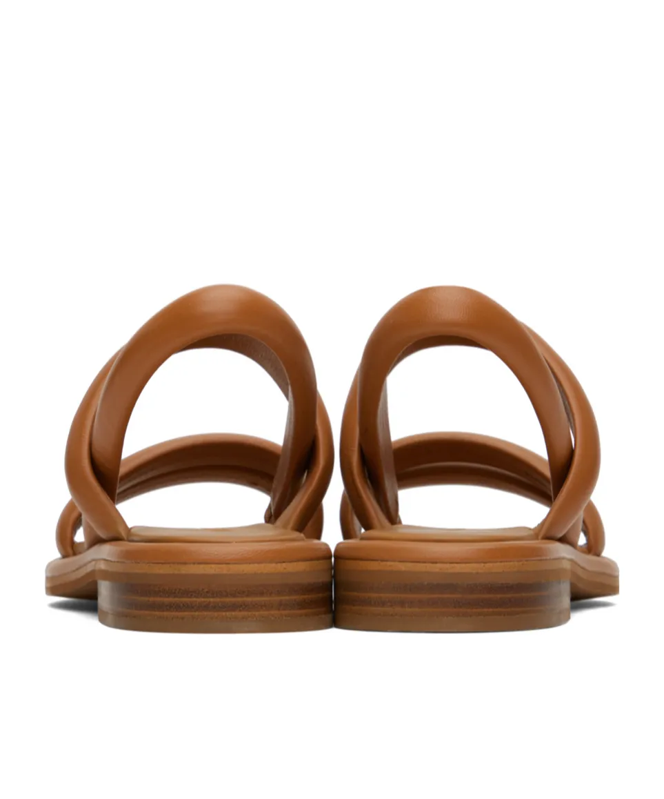 Suzan Open-Toed Flat Sandals