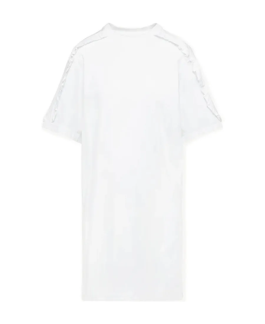 Ruffled-Detailing T-Shirt Dress
