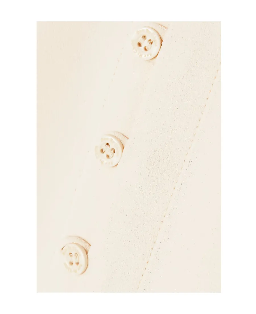 Button Detailed Mini Skirt