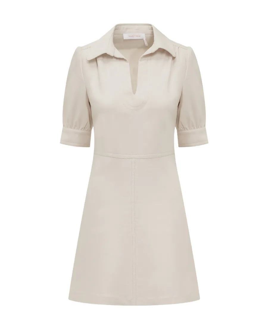 V-Neck Minidress