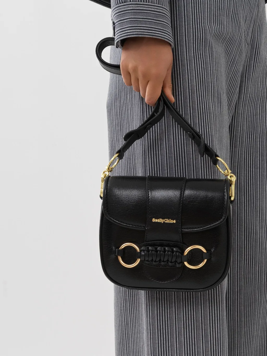 Saddie Leather Crossbody Bag