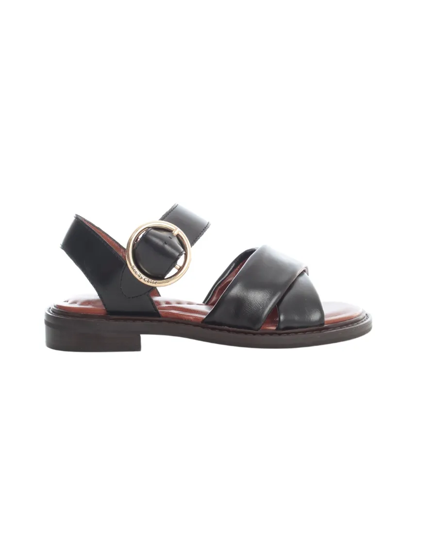 Crossover-Strap Sandals