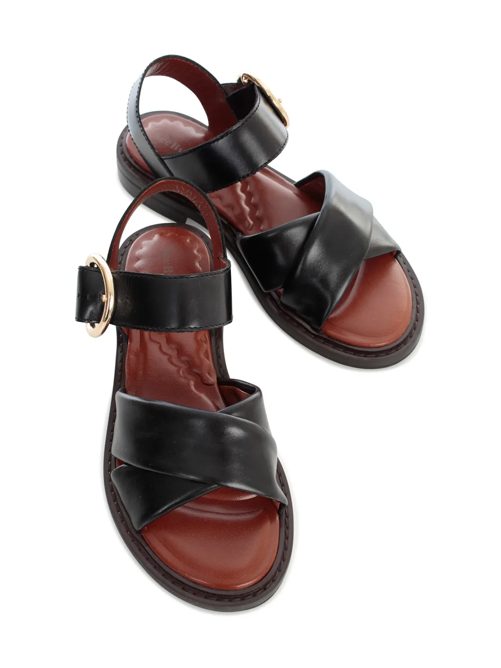 Crossover-Strap Sandals